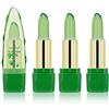 Foochow Rossetto di Aloe Vera Biologico, Rossetto Che Cambia Colore Magic Temperature, Trucco Labbra Vegetale Naturale, per Donna Ragazze Riparazione Labbro Cura delle Labbra Regalo Compleanno