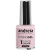 Andreia Professional Hybrid Gel Nail Polour - 2 passaggi e non richiede la lampada di estrazione a lungo termine e facile - Fusion rosa H20
