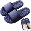 Povanjer Pantofole Digitopressione Uomo, Ciabatte di Circolazione, Sandali Riflessologia, Scarpe per Stimolazione Punti Agopuntura, Comode per Uomo, Blu Navy, 38/39 EU