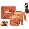 JIAOY Pasta di olio di batana grezzo, pasta di olio di batana grezzo per la crescita dei capelli, maschera per capelli secchi e danneggiati, previene la caduta dei capelli per capelli (2PCS)