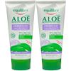 FEI FAN 2x Dermo-Gel IALURONICO Idratante e Lenitivo, Con 97% Di Aloe Vera e Acido Ialuronico. Senza Petrolati e Profumazione Aggiunta 150ml
