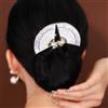 JHzood Elegante Arricciatore Per Capelli Pigro, Creatore Di Bun A Farfalla, Accessori Per Capelli Per Bun Con Torsione Francese, Clip Per Treccia A Spirale Semplice E Veloce (Fan)