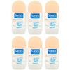 Sanex - Deodorante roll-on da donna Dermo Sensitive per pelli sensibili, confezione da 6, 50 ml