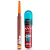NYX Professional Makeup Gloss Stain Lip IV Gloss Tinta Labbra Colore 08 Drippin' In Rose 5ml + Duck Plump Matita Labbra Automatica Rimpolpante 06 Nude Flip