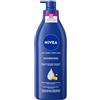 NIVEA Latte corpo Idratazione Intensa 72H (1 x 400 ml) — Latte Nutriente con Acido Ialuronico Puro & Olio di Mandorle Dolci — Crema idratante corpo per pelli secche e molto secche