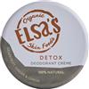 Elsa's Organic Skin Foods - Crema Deodorante Naturale - Detox Senza Alluminio - Carbone Attivo e Sapone Nero Africano - Vegano - Senza Plastica