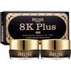 AILKE BOOST LUSTER AILKE 8K Plus Crema viso sbiancante, schiarente, rimozione macchie scure, crema viso giorno e notte, pulisce profondamente la pelle con niacinamide, glutatione, collagene, 25 g x 2 (confezione da 1)