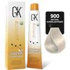 GK Hair Crema Colorante per Capelli 100 ml - Colore Semi-Permanente Nutriente per Styling, Tonalità Naturali e Intense, Ideale per Colpi di Luce, Riflessi e Risultati Uniformi con Applicazione Facile