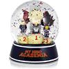 Just Funky My Hero Academia UA Sports Festival Snow Globe | 4.49" x 4.02" x 3.82" | Featuring Bakugo Katsuki, Shoto Todoroki, and Fumikage Tokoyami | Officially Licensed | by Just Funky