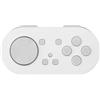 Asixxsix Controller Portatile per Interruttore, Mini Controller Wireless Bluetooth con Dimensioni Portachiavi con 14 Fantastiche modalità di Illuminazione RGB per Interruttore (WHITE)