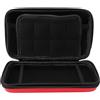 Vikye Custodia per 3DS, Custodia Protettiva Rigida in EVA Resistente All'acqua con 8 Interni per Slot di Gioco, Compatibile con il Nuovo 3DS XL (rosso)
