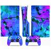 LNMLRBXEXZ Compatibile Con Adesivi Skin Per PS5 Slim Skin Disc Edition & Digital Console E Controller Vinyl Cover Skins Wraps Resistente Ai Graffi, Compatibile Con 85964 Avvolgimento(Disc Version)