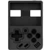 Generic Custodia protettiva in silicone per Miyoo Min, manicotto di protezione della pelle della console di gioco con set di cordini, accessorio di gioco (Nero)