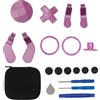 VGEBY Sostituzione Joystick Controller Xbox One, Levette Professionali in Metallo 15 in 1 per Controller Xbox One Elite Serie 2 (Viola), VGEBY0pr12fas6u-15