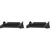 Generic 2 pezzi di supporto universale per dock console NS2 con slot per schede, supporto angolato a basso profilo per risparmiare spazio, base orizzontale per console Switch2/OLED
