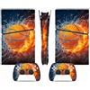 YLMKMVLCZC Pelle Decalcomania Per PS5 Slim Skin Digital Edition Console E Controller Vinyl Cover Skins Wraps Resistente Ai Graffi Compatibile Con 15882 Avvolgimento Della Pelle