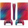 LNMLRBXEXZ Compatibile Con Adesivi Skin Per PS5 Slim Skin Disc Edition & Per Digital Console Controller Vinyl Cover Skins Wraps Scratch Resistant Compatible 90142 Avvolgimento(Disc Version)