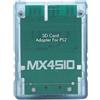 LiebeWH MX4SIO SIO2SD Micro Adattatore per Scheda di Memoria per - Lettore di Schede Sostitutivo Stabile per gli Appassionati di Giochi (Blu trasparente)