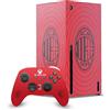 Head Case Designs Licenza Ufficiale AC Milan Rosso E Nero Arte Pacchetto Console Da Gioco Wrap E Pelle Per Controller Compatibile con Xbox Series X