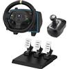 DOYO Volante e pedali per PS4, volante da gioco a 1080° con cambio a pagaia, simulatore di volante per Xbox One, PC, Xbox Series X/S, PS4, PS3, Xbox 360, Switch, Android