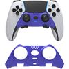 Generic Striscia decorativa Custodia Cover Faceplate per PS5 Edge Controller, Maniglia Custodia Case Cover Maniglia anteriore medio Shell Housing (Bianco)