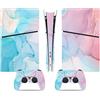 YLMKMVLCZC Pelle Decalcomania Per PS5 Slim Skin Digital Edition Console E Controller Vinyl Cover Skins Wraps Resistente Ai Graffi Compatibile Con 38843 Avvolgimento Della Pelle