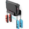 Generico Supporto da parete per Switch 2, staffa da parete in metallo con gancio per controller Supporto per console Organizzatore accessori per Switch2