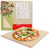 Cozze® Pietra per pizza 43 x 43 cm per forno da 17 pollici - Cordierite resistente al calore - Spessore 1 cm - Base croccante garantita - Certificata LFGB per alimenti