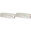 WAGNER GreenFAMILY - GreenBOX, GreenRACK, GreenWALL, GreenTABLE - Sacchetto per piante - 80 x 30 x 20 mm per piantare erbe, spezie, fiori e piante - 25300400 (Confezione da 2)