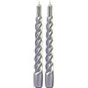 Cereria Di Giorgio - 6 Candele Tortiglione laccate - Diametro 2.2 cm Altezza 21 cm - Colore Argento - Durata 5 ore - Standard per candelabro - Home Decor Collection (Confezione da 2)