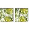 Excelsa Foliage Sottopentola, Ceramica e Sughero (Confezione da 2)