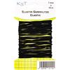 K3T Elastico, Nero, 1mm x 10m, 10 unità