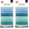 Vaessen Creative-Filo di Canapa, Colore: Blu/Verde, 4 x 10 m (Confezione da 2)