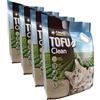 Croci Lettiera Tofu Clean 10L - Lettiera Gatti agglomerante, Biodegradabile si getta nel WC, 100% vegetale, Sabbia Antiodore di lunga durata (Confezione da 4)