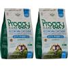 felicia PROGGY CARE - Crocchette per Cani Adulti, 800 g, Alimento Completo 100% Vegetale da Fonte Proteica di Leguminose, Gusto Piselli, per Cani di Taglia Mini (3-10 kg) (Confezione da 2)