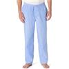 Amazon Essentials Pantaloni Pigiama in Popeline di Cotone dalla Linea Dritta con Coulisse ed Elastico in Vita Uomo, Blu Marino, XS
