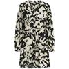 ONLY Onlnova Life Elite L/S Thea Button Dress, Nero, XL