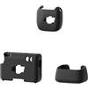 Generico Custodia protettiva per DJI Mic Mini Custodia in silicone Microfono Vano di ricarica Protezione della polvere Accessori manica (1TX+1 RX Set Black)