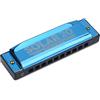Dilwe Key of C Harmonica, 10 fori 20 toni Blues Armonica Bocca Organo Strumento Musicale per Principianti Bambini (blu)