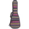 Surwin Borsa Ukulele Soprano Custodia Ukulele 21/23/26 Pollici con Imbottitura 10mm Cinghie Regolabile Maniglia per il Trasporto, Imbottitura Spessa e Custodia (23 Pollici,Boemia 1)