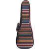 Surwin Borsa Ukulele Soprano Custodia Ukulele 21/23/26 Pollici con Imbottitura 10mm Cinghie Regolabile Maniglia per il Trasporto, Imbottitura Spessa e Custodia (23 Pollici,Boemia 3)