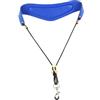 Mikinona Cinturino per Sax in Pu Blu Supporto in Ferro, Imbottitura Morbida e Design Portatile per Comfort Durante L'esecuzione Musicale