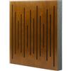 IG Acoustics - Pannello ibrido Nexus - Pannello acustico autoadesivo 50 x 50 cm - Assorbitore e diffusore in schiuma acustica - Elemento acustico (noce)