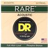 DR Strings RARE™ - Phosphor Bronze Acoustic Guitar Strings: 12-String Extra Light 10-48