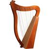 Generic Lyre Arpa 15, 19, 23 corde per principianti, bambini e adulti, strumento musicale con custodia, leva di accordatura e panno di pulizia