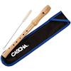 CASCHA Flauto Dolce Soprano in Do, Legno d'Acero, Flauto a 2 Pezzi, Diteggiatura Barocca, Flauto per Bambini con Asta di Pulizia e Custodia