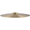 Yuanpgky Piatti per batteria, finitura tradizionale in ottone, tamburi in ottone, set di tamburi tradizionali in ottone, piatti per percussioni Splash Crash Hi-Hat (25,4 cm)
