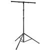 Proel PLHST10 - Supporto in alluminio per luci con barra a T orizzontale inclusa (H=3200mm), Nero