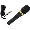 r2digital Microfono Dinamico per Karaoke AT-260, Microfono Professionale kit in metallo con spina universale 6.3 mm, Microfono alta qualità tubo metallico (AT-260)