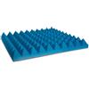 keyhelm s.r.l. Pannello Fonoassorbente Piramidale 6cm Verniciato Blu cielo - 50x50cm - Pacco da 4(1m²)